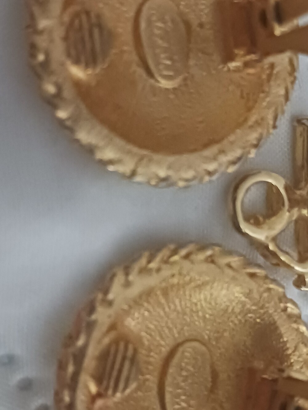 Gold Anchor Brooch and Clip Earrings Maeve Carr & Parklane  - Nautical Jewelry - Picture 5 of 9